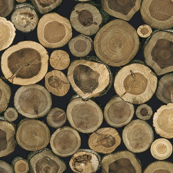 Papel De Parede Pedras e Madeiras NF8E143