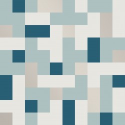 Papel de parede, geométrico, azul, prata e branco