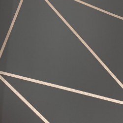 Papel de parede, geométrico triangulo, cinza e dourado