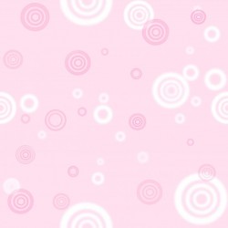 Papel de parede decorado infantil, círculos, rosa