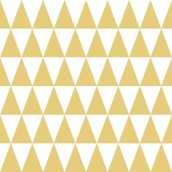 Papel de parede, geométrico, triângulos, amarelo e branco