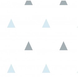 Papel de parede, decorado, geométrico, triângulos.